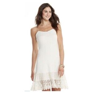 Womens Matilda Jane Dress Extender Slip XL Spoonful of Sugar Ivory Eyelet Lace